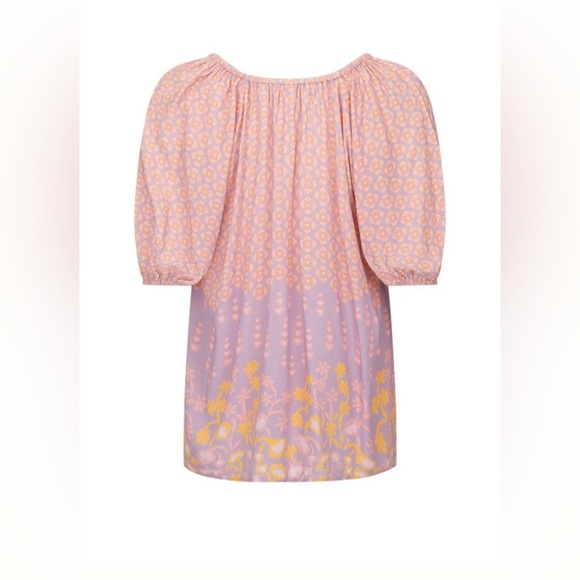 Spell Sweet Nothings Short Sleeve Blouse Sugar Plum Small NWT Boho Festival - Picture 5 of 13